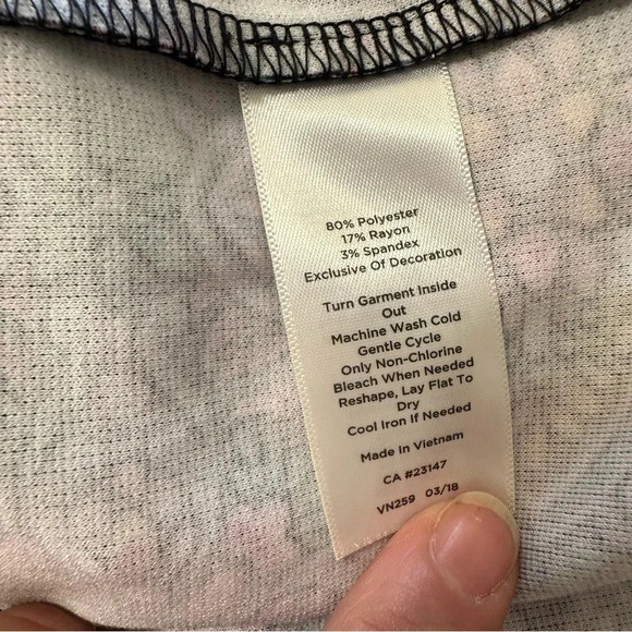 Talbots women's MP sleeveless multicolored midi dress - Picture 5 of 5